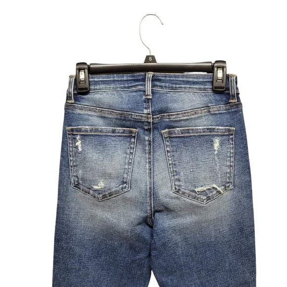 Buckle BKE Jeans Size 26X26.5 High Rise Ankle Skinny Distressed Stretch - Picture 11 of 16